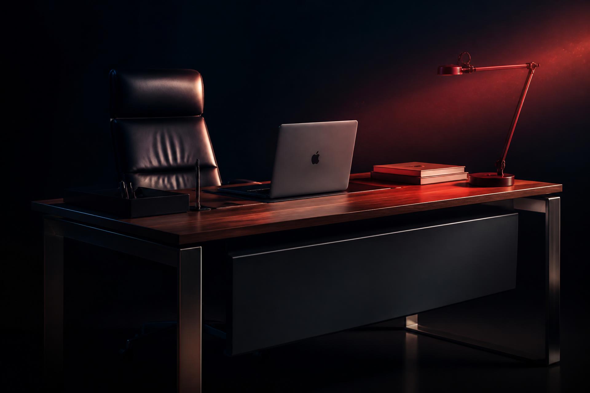Executive boardroom discussion in cinematic light